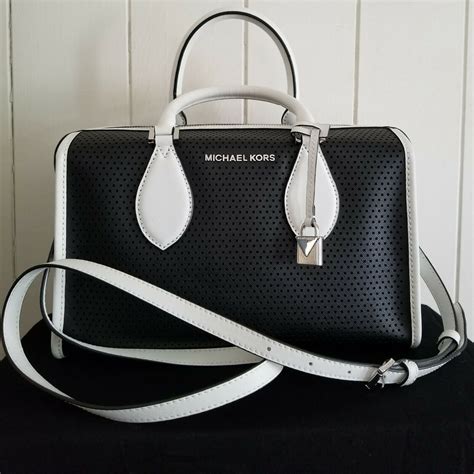 black & white michael kors bag|blacks outdoor shop.